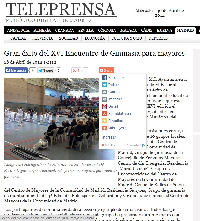 Gimnasia para mayores