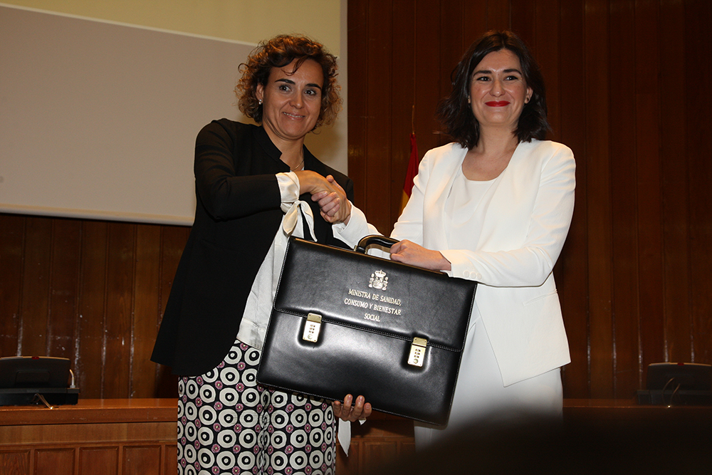 La nueva ministra de Sanidad, Consumo y Bienestar Social, Carmen Montón